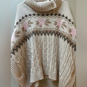 Janie and jack autumn cape sweater